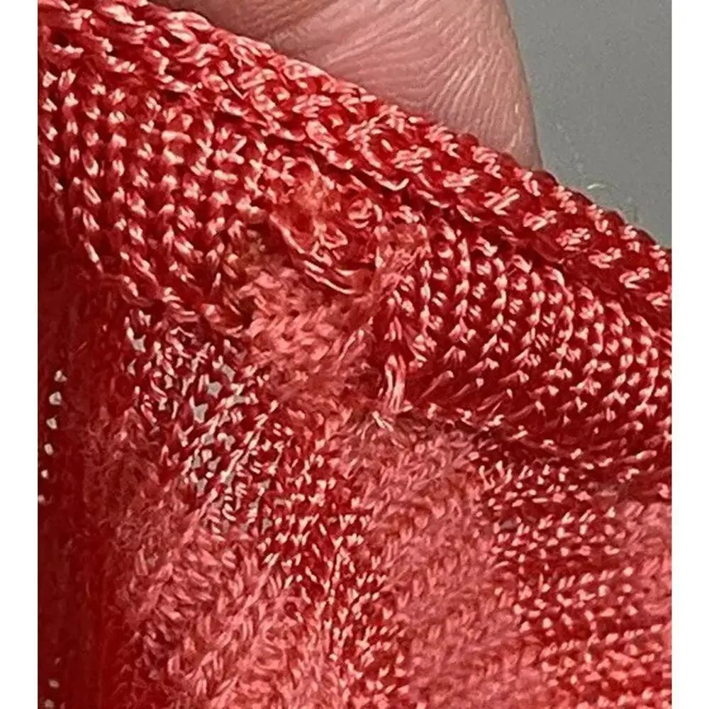 Red Sleeveless Ribbed Top - Picture 11 of 11